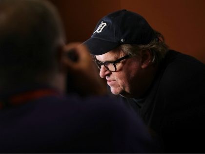 ROME, ITALY - OCTOBER 20: Michael Moore attends a photocall during the 13th Rome Film Fest