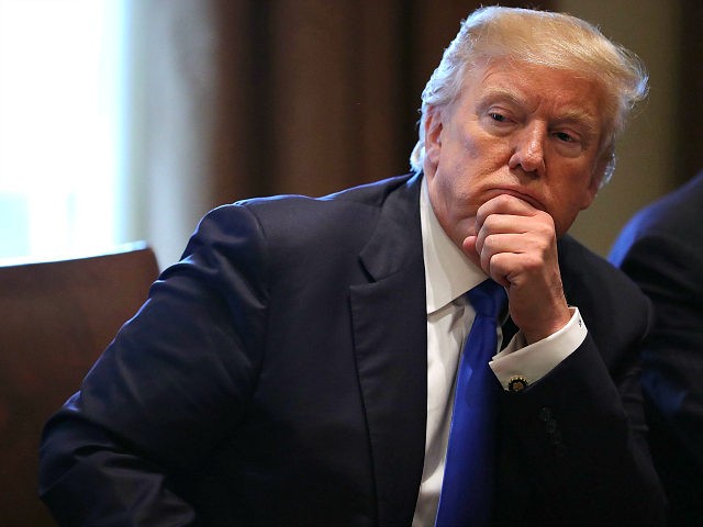 WASHINGTON, DC - JANUARY 09: U.S. President Donald Trump (R) presides over a meeting about immigration with Republican and Democrat members of Congress in the Cabinet Room at the White House January 9, 2018 in Washington, DC. In addition to seeking bipartisan solutions to immigration reform, Trump advocated for the …