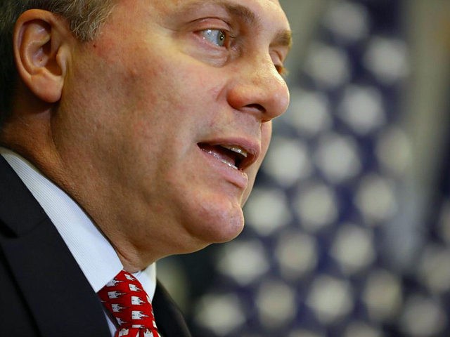 WASHINGTON, DC - JUNE 26: House Majority Whip Steve Scalise (R-LA) speaks with reporters d