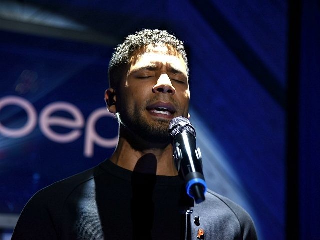 NEW YORK, NY - DECEMBER 02: #NextPepsiArtist Jussie Smollett performs on stage during the Pepsi Empire viewing party with at Gansevoort Park Avenue NYC on December 2, 2015 in New York City. (Photo by Dave Kotinsky/Getty Images for Pepsi)