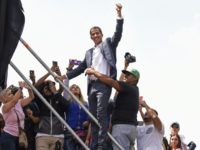 Opposition leader Juan Guaido Guaido, seen here at a gathering of supporters in Caracas on February 2, wants to set up a transitional government and hold new elections in Venezuela Spain, UK recognise Guaido as Venezuela leader