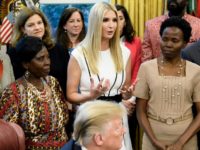US President Donald Trump's daughter Ivanka Trump (C) speaks during a White House event to launch her Women's Global Development and Prosperity Initiative Ivanka Trump 'not concerned' over threat of Russia probe