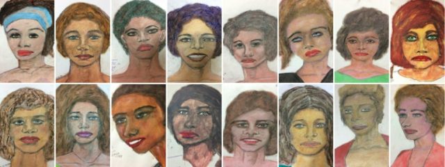 FBI releases drawings by US serial killer to identify victims