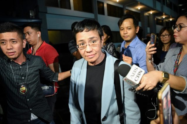 Philippines expected to release detained journalist Maria Ressa
