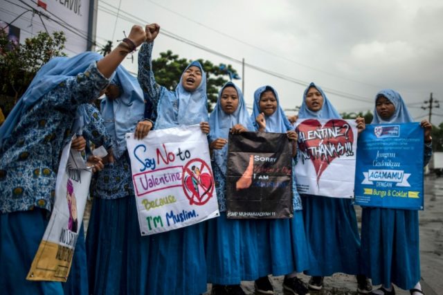 Valentine's Day not feeling the love in Indonesia