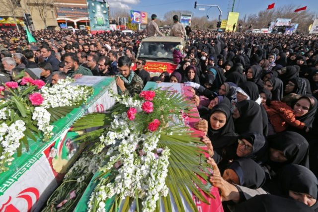 Iranians cry 'revenge' at funeral of suicide bomb victims