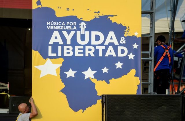 Competing concerts to duel on Venezuelan border