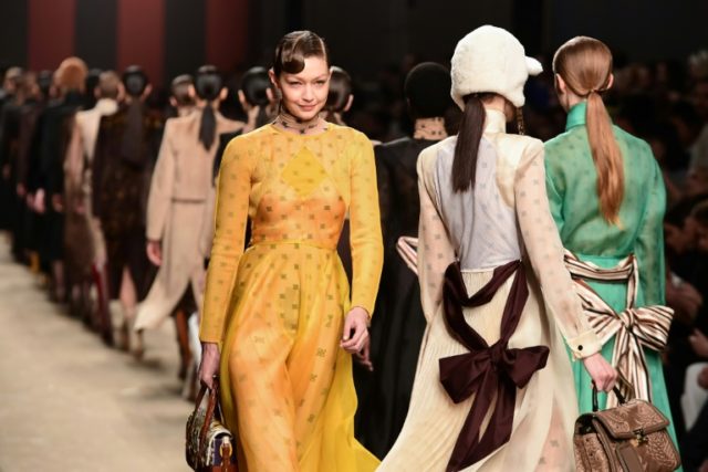 Fendi's fashion farewell to Lagerfeld