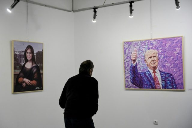 'The Donald' is a muse for Trump-loving Albanian painter