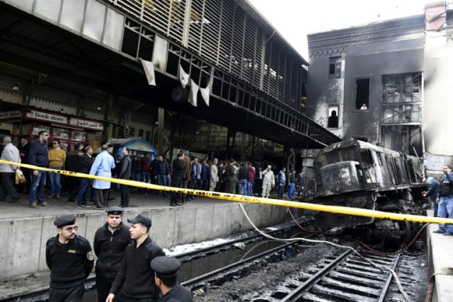 Fiery crash at Cairo train station kills 20