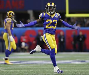 NFL fines Los Angeles Rams' Nickell Robey-Coleman again for illegal hit