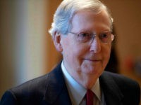 US Senate Majority Leader Mitch McConnell departs the Senate Chamber after a vote to reopen the government failed to pass on Capitol Hill in Washington, DC, on January 24, 2019. - Democratic- and Republican-backed proposals failed to garner the necessary 60 votes to pass. (Photo by Jim WATSON / AFP) …