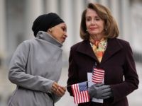 Ilhan Omar and Nancy Pelosi (Chip Somodevilla / Getty)