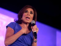 Jeanine Pirro speaking with attendees at the 2018 Young Women's Leadership Summit hosted by Turning Point USA at the Hyatt Regency DFW Hotel in Dallas, Texas.