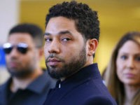 CHICAGO, ILLINOIS - MARCH 26: Actor Jussie Smollett after his court appearance at Leighton Courthouse on March 26, 2019 in Chicago, Illinois. This morning in court it was announced that all charges were dropped against the actor. (Photo by Nuccio DiNuzzo/Getty Images)