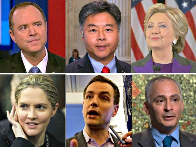 Adam Schiff, Ted Lieu, Hillary Clinton, Benjamin Wittes, Robby Mook, Louise Mensch