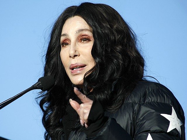 LAS VEGAS, NV - JANUARY 21: Singer/actress Cher speaks during the Women's March 'Power to the Polls' voter registration tour launch at Sam Boyd Stadium on January 21, 2018, in Las Vegas, Nevada. Demonstrators across the nation gathered over the weekend, one year after the historic Women's March on Washington, …