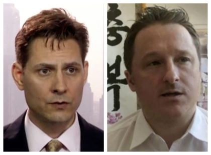 Combo photo of Michael Spavor and Michael Kovrig, Canadians whom China accused of espionage on Monday.