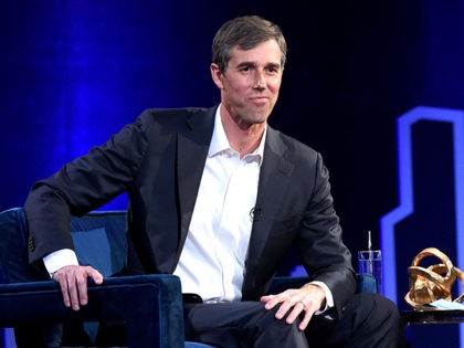 NEW YORK, NEW YORK - FEBRUARY 05: Beto O'Rourke speaks onstage at Oprah's SuperSoul Conversations at PlayStation Theater on February 05, 2019 in New York City. (Photo by Jamie McCarthy/Getty Images)