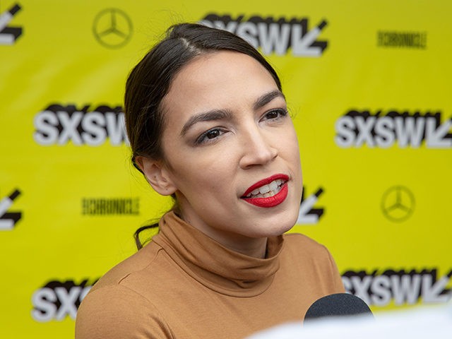 New York Rep. Alexandria Ocasio-Cortez attends the Knock Down The House movie premiere dur