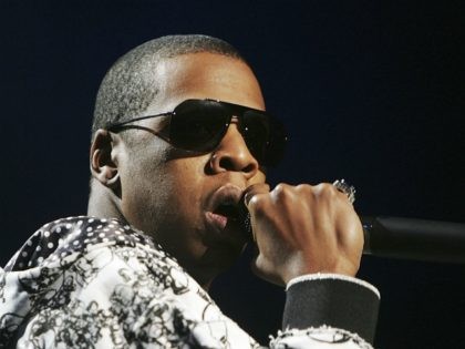 MELBOURNE, AUSTRALIA - OCTOBER 28: Jay-Z performs during his 'Rock tha Block' tour at Rod Laver Arena October 28, 2006 in Melbourne, Australia. (Photo by Kristian Dowling/Getty Images)