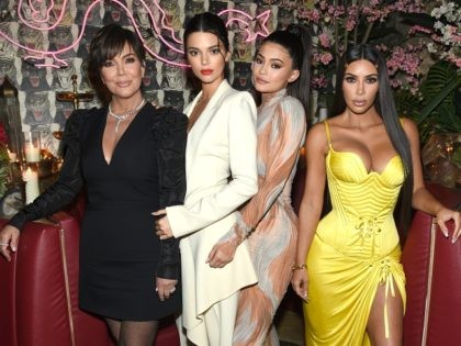 NEW YORK, NY - MAY 08: (L-R) Talent Manager, Jenner Communications, Kris Jenner, Model Kendall Jenner, Founder, Kylie Cosmetics Kylie Jenner, and Founder and CEO, KKW Kim Kardashian attends an intimate dinner hosted by The Business of Fashion to celebrate its latest special print edition 'The Age of Influence' at …