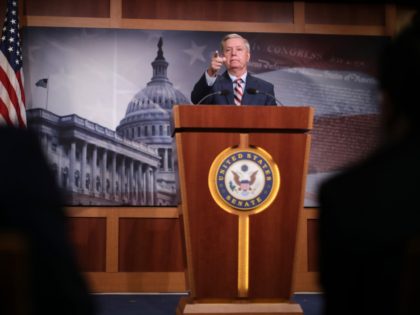 WASHINGTON, DC - MARCH 25: Senate Judiciary Committee Chairman Lindsey Graham (R-SC) holds
