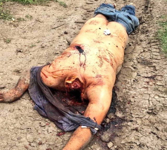 Tamaulipas, when state police officers found the headless body of a man and...