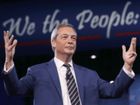 NATIONAL HARBOR, MD - FEBRUARY 24: British politician Nigel Farage speaks during the Conservative Political Action Conference at the Gaylord National Resort and Convention Center February 24, 2017 in National Harbor, Maryland. Hosted by the American Conservative Union, CPAC is an annual gathering of right wing politicians, commentators and their …