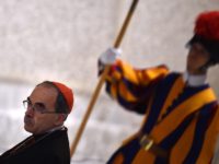Philippe Barbarin French Cardinal Philippe Barbarin, Archbishop of Lyon, arrives for a special Jubilee audience with 'vulnerable' pilgrims from the French dioceses of Lyon in the Pope Paul VI hall, at the Vatican, on July 6, 2016. / AFP / GABRIEL BOUYS (Photo credit should read GABRIEL BOUYS/AFP/Getty Images)