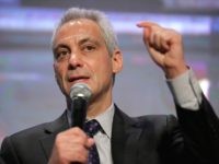 WASHINGTON, DC - JANUARY 20: Chicago Mayor Rahm Emanuel participates in a panel discussion during the U.S. Conference of Mayors 84th Winter Meeting at the Capitol Hilton January 20, 2016 in Washington, DC. Emanuel talked about his experience during the recent upsurge in violence Chicago during the discussion about reducing …