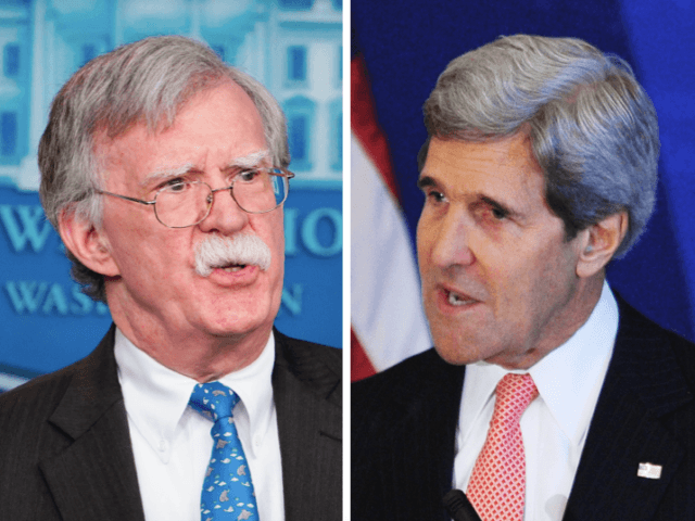 John Bolton vs. John Kerry (Mandel Ngan / AFP / Getty)