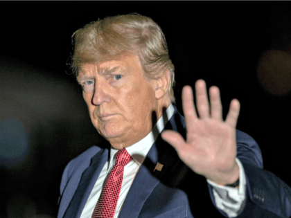 Trump Hand Up asos KatopodisGetty Images