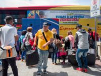 Venezuela Venezuelans arrive at the Santo Domingo airport waiting to return to Venezuela, they are part of the first group of about 80 Venezuelans who had emigrated to the Dominican Republic to flee the economic crisis of their country they left on Saturday back to Venezuela in a flight financed by …