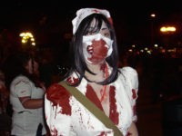Zombie nurse (Lauren Coolman / Flickr / CC / Cropped)