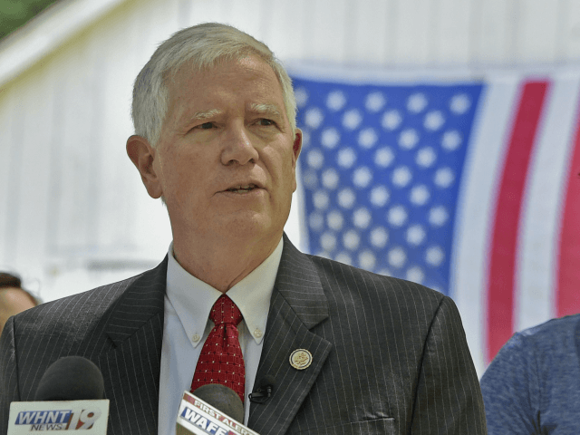 Alabama Rep. Mo Brooks announces his candidacy for the U.S. Senate in Huntsville, Alabama on May 15, 2017.Bob Gathany / AL.com via AP