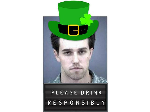 The GOP tweeted a Beto O'Rourke mugshot for St. Patrick's Day, which the media are calling "racist."