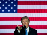 US President Donald Trump speaks about tax reform at the Indiana Farm Bureau building on the Indiana State Fairgrounds September 27, 2017 in Indianapolis, Indiana. / AFP PHOTO / Brendan Smialowski (Photo credit should read BRENDAN SMIALOWSKI/AFP/Getty Images)