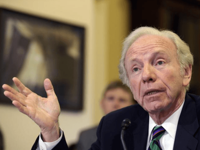 Former Sen. Joe Lieberman, I-Conn., testifies before the House Homeland Security Committee