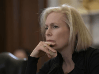 Sen. Kirsten Gillibrand, D-NY, the ranking member of the Senate Armed Services Subcommittee on Personnel, listens during a hearing about prevention and response to sexual assault in the military on March 6, 2019. (AP Photo/J. Scott Applewhite)
