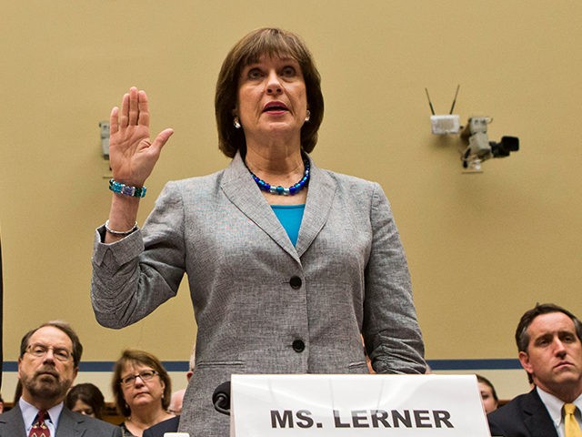Former IRS Commissioner Douglas Shulman, left, and Lois Lerner, right, head of the IRS unit that decides whether to grant tax-exempt status to groups, are sworn in on Capitol Hill in Washington, Wednesday, May 22, 2013, prior to testifying before the House Oversight and Government Reform Committee hearing to investigate …