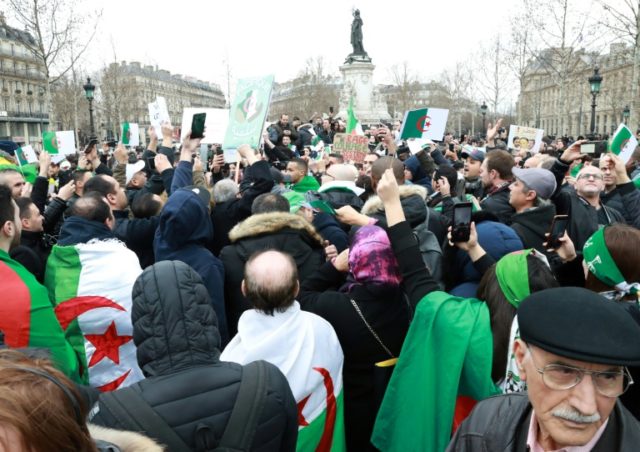 At least 2,000 protest Algerian president in France