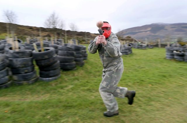Paintballs and politics on Ireland's battleground border
