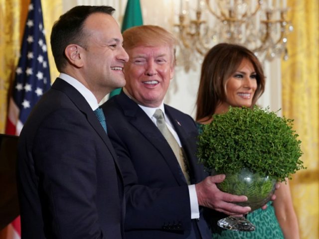 White House goes green for St Patrick's Day
