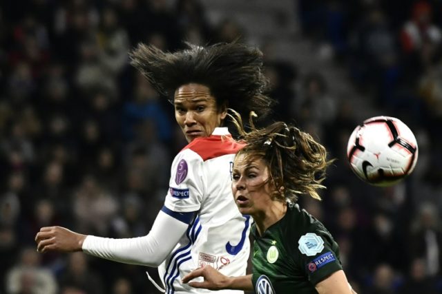 Le Sommer and Renard give holders Lyon first-leg edge over Wolfsburg
