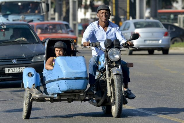 Cuba a thriving hang-out for Soviet era motorcycle sidecars