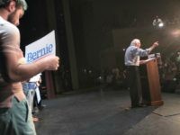 MUSCATINE, IOWA - APRIL 06: Democratic presidential candidate Senator Bernie Sanders (I-VT) speaks during a rally at the Fairfield Arts and Convention Center on April 06, 2019 in Fairfield, Iowa. The event is the final of three campaign events Sanders held in the state today. (Photo by Scott Olson/Getty Images)