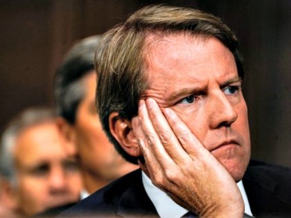 WASHINGTON, DC - SEPTEMBER 27: White House counsel Donald McGahn at a Senate Judiciary Committee hearing on Thursday, September 27, 2018 on Capitol Hill. (Photo by Melina Mara-Pool/Getty Images)