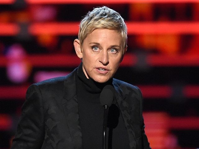 LOS ANGELES, CA - JANUARY 06: TV personality Ellen DeGeneres accepts Favorite Daytime TV Host award onstage during the People's Choice Awards 2016 at Microsoft Theater on January 6, 2016 in Los Angeles, California. (Photo by Kevin Winter/Getty Images)