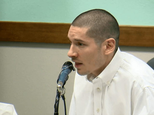 Fernando Puga testifies in his own defense during an attempted murder trial of Border Patrol Agent Hernandez in New Mexico. (Photo: KVIA Video Screenshot)